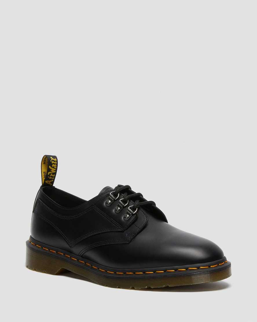 Dr. Martens 1461 Verso Smooth Lær Snøresko Herre Svart [1476KFYTD]